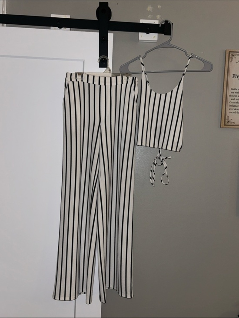 HYFVE Black & White Striped Set